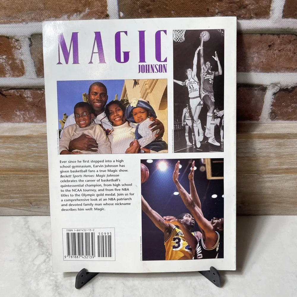 Magic Johnson Sports Hero's Magazine
